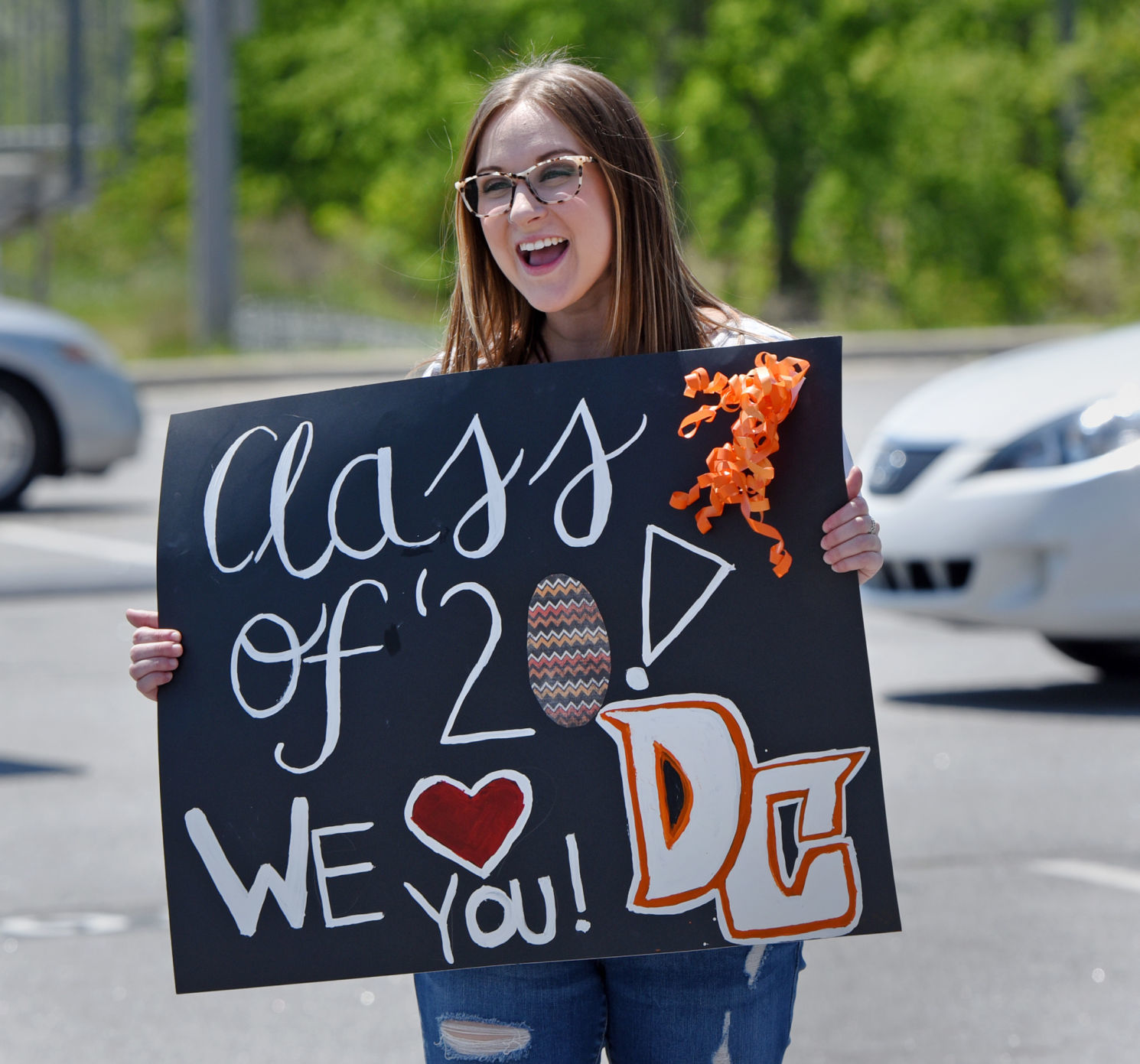 Davie County cap and gown pickup